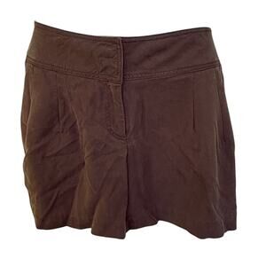 Cachè Brown 00’s Tencel with rhinestone detail shorts